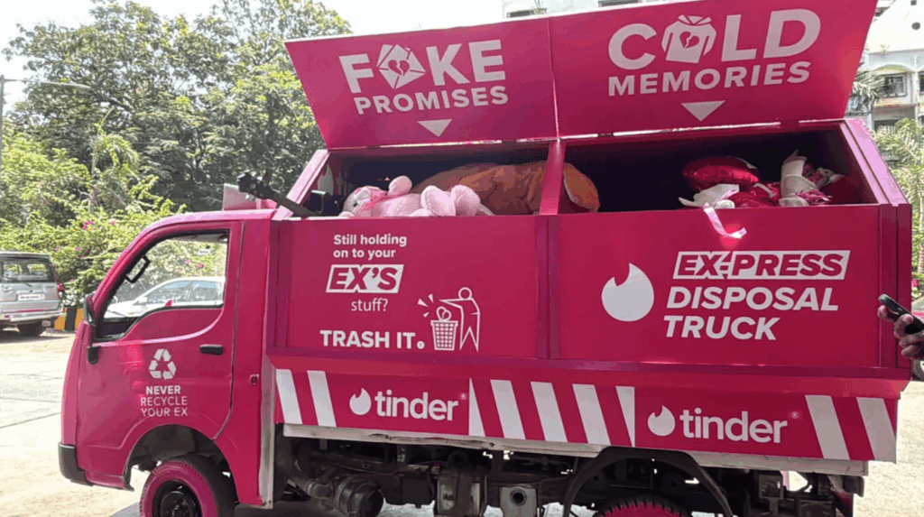 Tinder ‘The Ex-Press’ Truck
